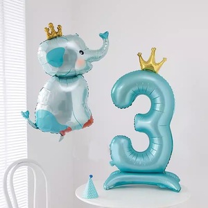 Palloncino in Foil <span class=keywords><strong>a</strong></span> Forma <span class=keywords><strong>di</strong></span> Balena con Corona, Ideale per Compleanni, Matrimoni, Tema Oceano e Decorazioni per Feste Baby Shower - Product Image 5