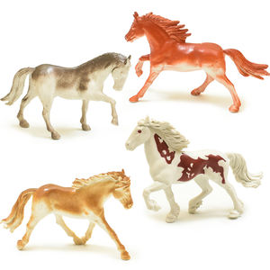 Set di <span class=keywords><strong>Cavalli</strong></span> in Plastica Solida per Modellismo Statico, <span class=keywords><strong>Giocattolo</strong></span> Ornamentale per Ragazzi e Ragazze, per l'Apprendimento del Tema <span class=keywords><strong>Ranch</strong></span> - Product Image 1
