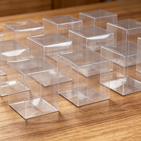 Boîte d'emballage en plastique transparente sur mesure, boîte de présentation au détail pour petits articles cosmétiques