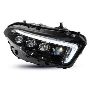 Phare LED complet pour Mercedes-Benz <span class=keywords><strong>Classe</strong></span> A W177 phares <span class=keywords><strong>2018</strong></span> 2019 2020 A180 <span class=keywords><strong>A200</strong></span> A220 phares 4 LED LENS DRL clignotant - Product Image 1