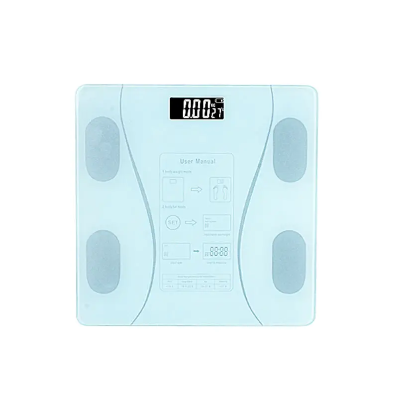 Timbangan berat badan elektronik kecil Digital timbangan lemak tubuh timbangan Digital kamar mandi