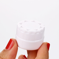 Pot en plastique PP 5g avec couvercle à vis pour crème pour le visage, hydratant et emballage cosmétique