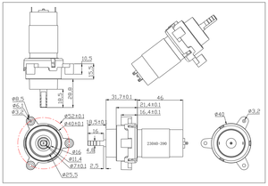 गियरबॉक्स के साथ अनुकूलित 3.7V <span class=keywords><strong>6V</strong></span> 12V 24V लघु डीसी रिडक्शन मोटर प्लास्टिक प्लैनेटरी रिड्यूसर - Product Image 5