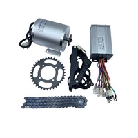 Vente en gros 48V 1200W Brushless Moteur Contrôleur Pédalier Chaîne Kit Électrique pour Scooter Cross-Border Accessoire Kart Modification
