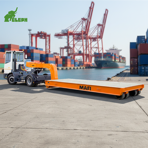 Semi-remorque Mafi à col de cygne pour <span class=keywords><strong>transport</strong></span> de conteneurs 40 pieds sur plateau surbaissé - Product Image 1
