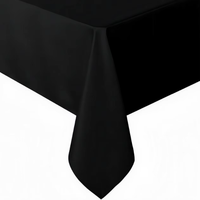 Nappe anti-déversement à construction sans couture 57x102 pouces (145x260 cm) en polyester doux pour la décoration de table de buffet de jardin