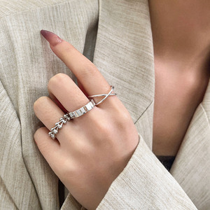 S925 Sterling Silver Dragon Bone Wish <b>Open</b> Adjustable <b>Ring</b> For Women Korean Style Skeleton Design Everyday Wear Jewelry - Product Image 2