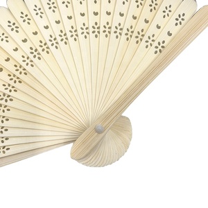 Éventails en papier de bambou avec logo personnalisé, nouveau design, cadeaux originaux avec garantie de 90 jours - Product Image 6