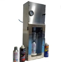 Machine de remplissage pneumatique automatique compacte pour peinture en aérosol et pulvérisation de peinture automobile