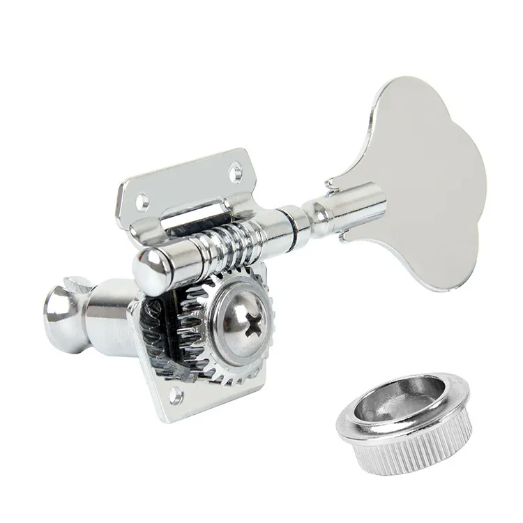 Professional Electric Bass Guitar Tuning Pegs Keys Tuners Machine Heads Open Gear Chrome