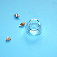 Miniature de poisson ovale transparent en résine, style Art Déco, pour maison de poupée 1/6 1/12, décoration de modèle, rentrée scolaire