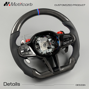 Volante de Fibra de Carbono Personalizado para BMW LCI Upgrade M240i M340i M440i X3M X4M X5M X6M X7 G30 G31 G20 G21 G22 G26 G32 M2 M3 M4 - Product Image 3
