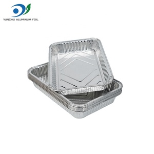 Nhiệm Vụ Nặng Nề 2025Ml Hơi Nước Nhôm Pan Takeaway Hộp Phục Vụ Nhôm Tấm Thực Phẩm Lá Container Có Nắp Đậy - Product Image 2