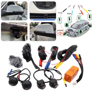 Araba seti AHD 1080P 3d 360 görüş sistemi panoramik görünüm park kamerası - Product Image 5