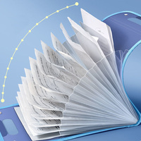 Fournitures scolaires, classeur extensible en plastique PP format A4, multi-couches, 13 à 12 pochettes, organiseur de documents, porte-documents pour enfants et étudiants