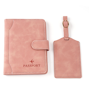 Draagbare multifunctionele RFID paspoorthoes groothandel reispaspoortportemonnee gepersonaliseerde multicolor PU lederen paspoorthouder - Product Image 1