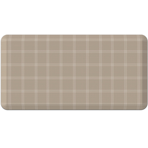 <span class=keywords><strong>Tapis</strong></span> ergonomique Conlloan pour se tenir debout, épaisseur 3/4 po, PU + cuir, antidérapant, impression UV. Dos en mousse à motif écossais, style moderne. Soulage le dos/les jambes - Product Image 3
