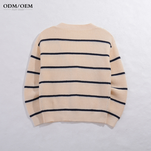 Cárdigan Personalizado para Hombre con Cuello en V, Botones, Bolsillos, Mangas Largas, Tejido de Punto, Mezcla de Algodón, Letras Bordadas, Patrón de Letras - Product Image 2