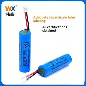 Baterai Lithium Wei Xin 14500 37V Bersertifikasi KC, Kabel PCB, Dapat Diisi Ulang untuk Elektronik Konsumen, Suhu Operasi -10C - Product Image 1