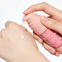 Crème hydratante Marshmallow personnalisée, crème bicolore rose et blanche pour un maquillage sans maquillage, unifie le teint