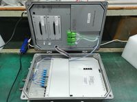 OLT GPON para Exteriores Vsol V1600G1WEO-B de Doble Alimentación y Amplio Rango de Temperatura, 8 Puertos 8PON con EDFA para Cámaras IP y Triple Play
