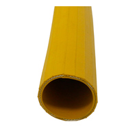 Tuyau d'incendie NBR jaune à double revêtement 20 bars 40 mm (1,5 po) 60 m flexible haute pression pour équipement de lutte contre l'incendie