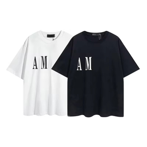 AM13 Camisetas de Gran Venta para Hombre de Diseño Americano en Algodón Personalizadas Estilo Casual Vintage con Gráfico de Letras Impresas - Product Image 3