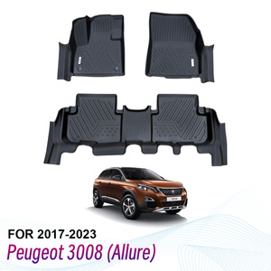 Tappetini impermeabili per auto autotrazione personalizzati in fabbrica 5D per auto impermeabili per <span class=keywords><strong>Peugeot</strong></span> 3008 <span class=keywords><strong>Allure</strong></span> 2017-2023 - Product Image 1