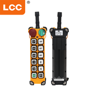 Télécommande sans fil F24-6S bon marché à 6 boutons à vitesse unique IP65 télécommande universelle de grue de levage