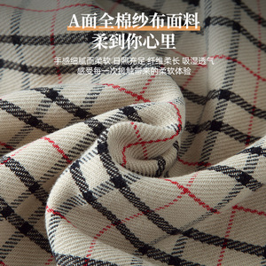 Funda de Almohada de Gasa de Algodón Puro a Cuadros, 2 Piezas, Transpirable, para Uso Doméstico - Product Image 1