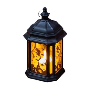Décorations d'Halloween de luxe pour enfants, lanterne citrouille carrée à main avec forme de sorcière, fonctionnant sur piles, nouveau design, MOQ 1kg - Product Image 5