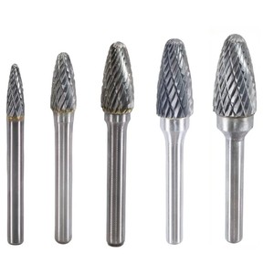 6mm Shank đôi cắt Vonfram cacbua tập tin quay Burr cho đánh bóng kim loại - Product Image 2