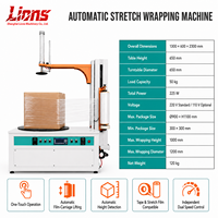 Machine d'emballage automatique de film étirable pour cartons avec détection de hauteur