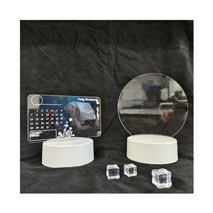 Luz Nocturna Creativa con Tablero de Escritura Acrílico LED RGB, Base Borrable para Mensajes DIY, Idea de Regalo Original - Product Image 1