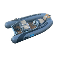Bateaux pneumatiques Hedia Cheap 10ft à coque en aluminium Rib300 Hypalon PVC pour la pêche