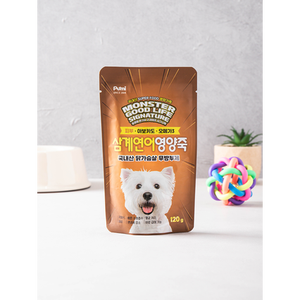 Monster Good Life Puppy Food Sistema de ginseng de bambú nutrido y salmón 120g Alimentos para mascotas - Product Image 1