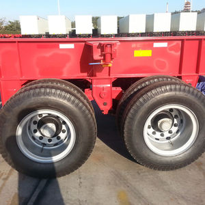 High Quality Factory 2-axle Skeleton Vehicle Skeleton Semi Chassis 50t Container <b>Trailer</b> Skeleton Semi <b>Trailer</b> - Product Image 4