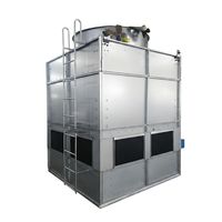Condenseur évaporatif compact, capacité de refroidissement de 50 à 2000 kW, plage de température de -40 à +45 °C pour la réfrigération R134a/R-22
