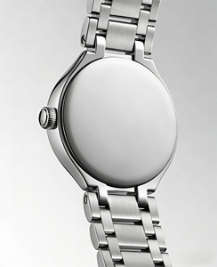 Montre-bracelet à quartz avec affichage de la date et accent diamant, bracelet en acier inoxydable pour femme, usage quotidien, Longinesing - Product Image 4