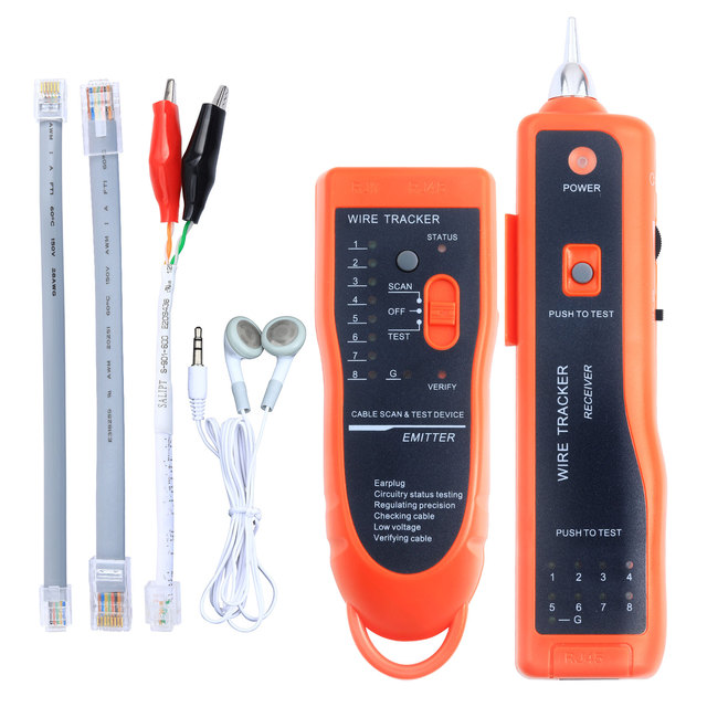 Diagnose Tester XQ-350 Cable Tester Tracker Phone Line BNC Network Finder USB RJ11 RJ45 Wire Tracer