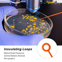 IKEME fournitures de laboratoire 1ul 10ul boucle d'inoculation jetable en plastique tige d'échantillonnage cellulaire microbiologie boucles d'inoculation stériles
