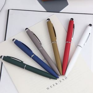 Bolígrafo de Metal Recargable de Alta Gama con Logotipo Personalizado, Duradero, con Punta Táctil de Goma, para Oficina, Negocios y Promociones - Product Image 1