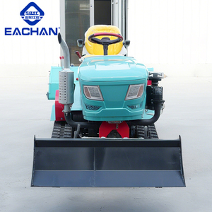 Livraison rapide 35HP siège de motoculteur rotatif petite chenille Diesel motoculteur rotatif en caoutchouc sur chenilles travail du sol avec seau - Product Image 4