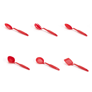 Offre Spéciale OEM populaire 6 pièces résistant à la chaleur Flexible écologique réutilisable cuisine ustensiles de cuisine ensembles d'ustensiles en plastique - Product Image 2