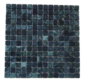 Top bán nhà khảm mài dũa khảm đá cẩm thạch hồ bơi màu xanh lá cây 2 "vuông Gạch Mosaic - Product Image 1