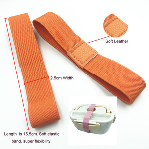 7Pcs Gói Màu Sắc Ngẫu Nhiên 2.5Cm Chiều Rộng Bento Hộp Dây Đeo Đa Chức Năng Dây Đeo Đàn Hồi Cho Đảm Bảo Hộp Ăn Trưa Máy Tính Xách Tay - Product Image 2