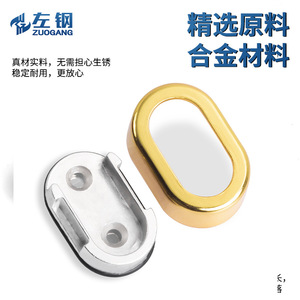 Zuogang Zinc Alloy Clothes Rod Support Wall Mount Combination Garment Holder <b>Wardrobe</b> <b>Hardware</b> Accessory - Product Image 3