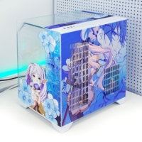 Desktop Mid Tower Gaming Computer Case with Power Supply, Support Mini-ITX & MicroATX Motherboards OME NPC
