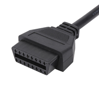 Conector de enchufe macho de 16 pines hembra a J1939 9P OBD2 OBD Eld Cable para lector de código