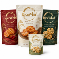OEM Teriyaki Beef Jerky zak met platte bodem, hersluitbaar, voedselveilig, voor vlees snacks, opbergzak voor de voorraadkast, staande pouch